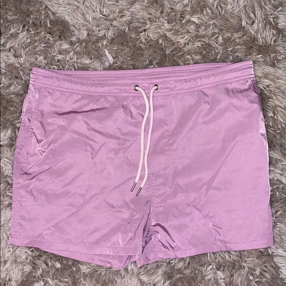 Purple shorts with stripes - Picture 1 of 2